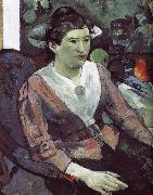 Paul Gauguin, Cezanne s still life paintings in the background of portraits of women